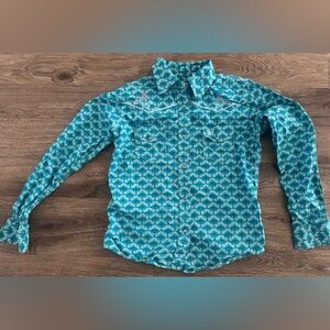 Cowgirl Hardware Kids Western blouse sz 10/12